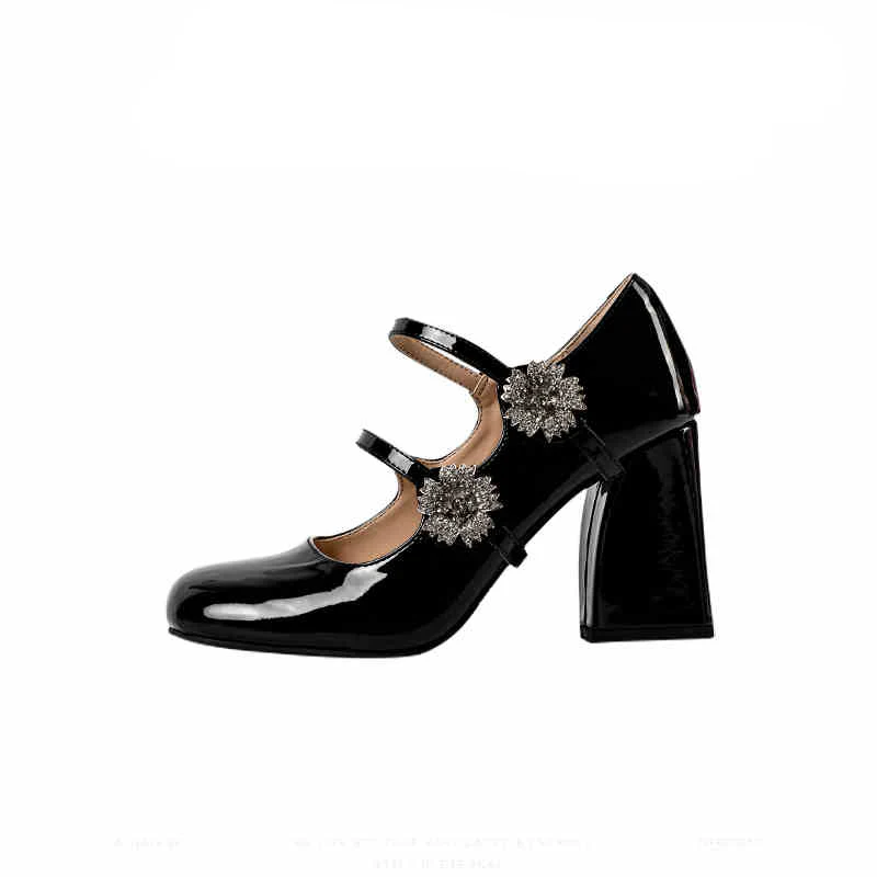 Coquette High-heeled Mary Jane Shoes - Image 3