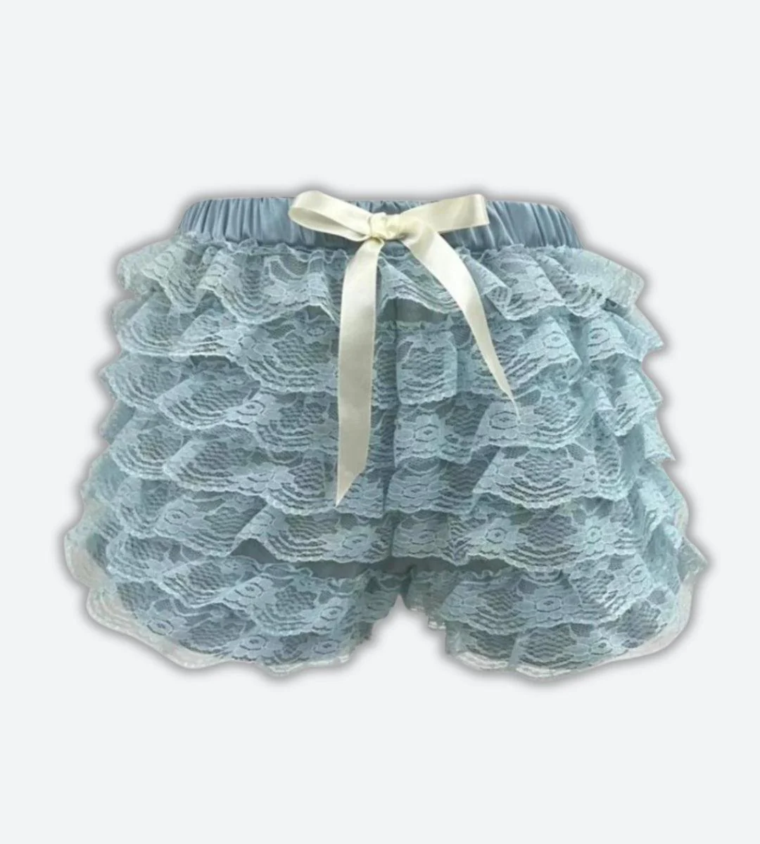 Coquette Lace Ruffled Shorts - Image 6