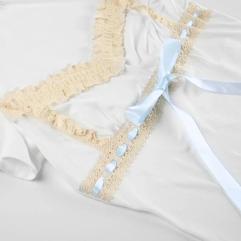 Coquette Lace Trim Top - Image 3