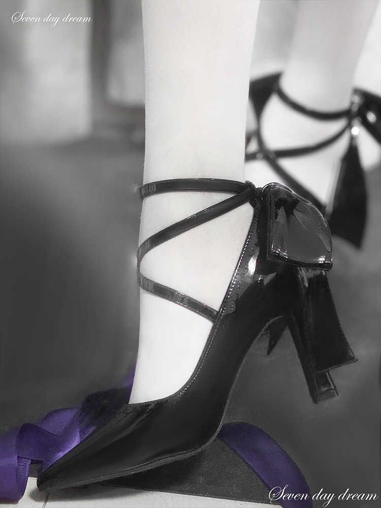 Coquette Mary Jane High Heels - Image 3