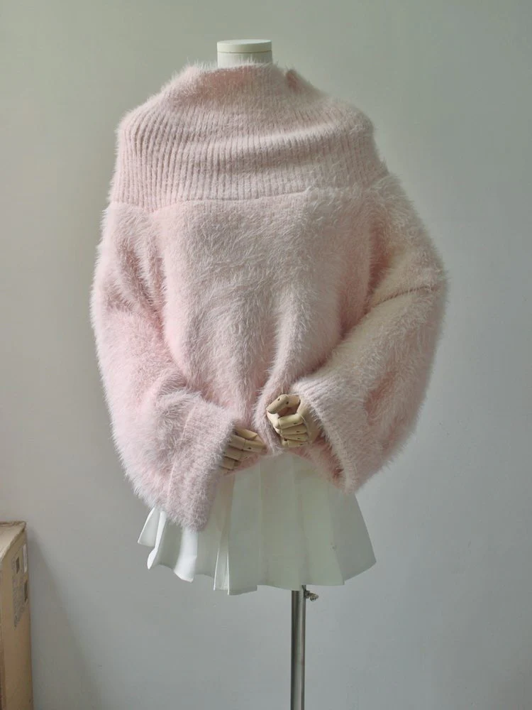 coquette off-shoulder sweater - Image 2