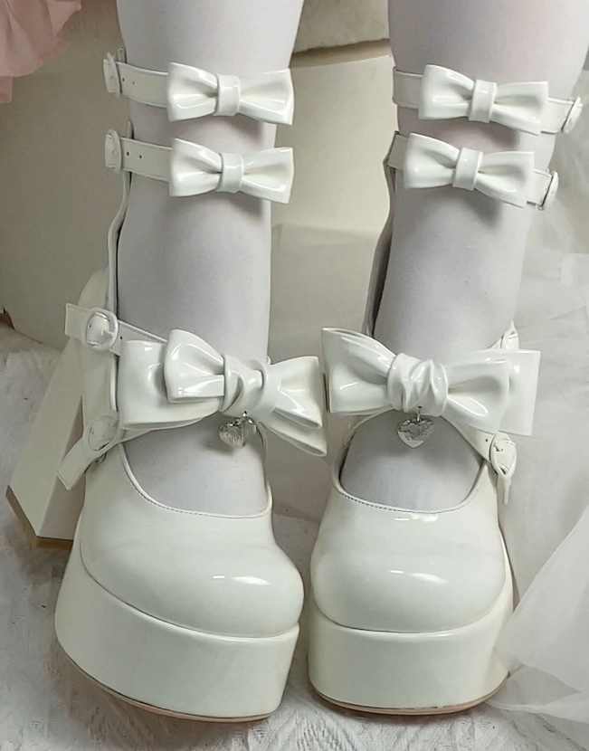 Coquette Round Toe Barbie High Heels - Image 4