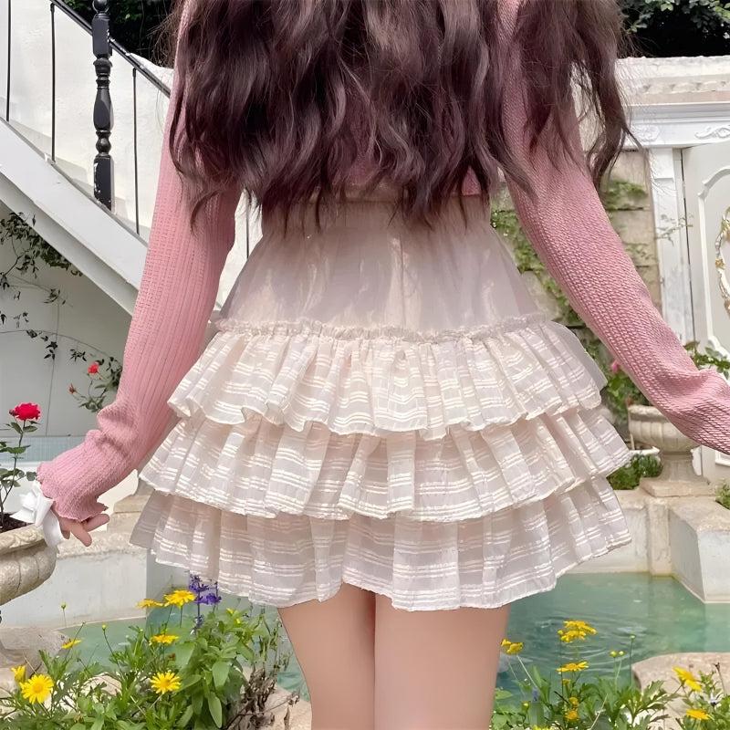 Coquette Ruffle Mini Skirt - Image 4