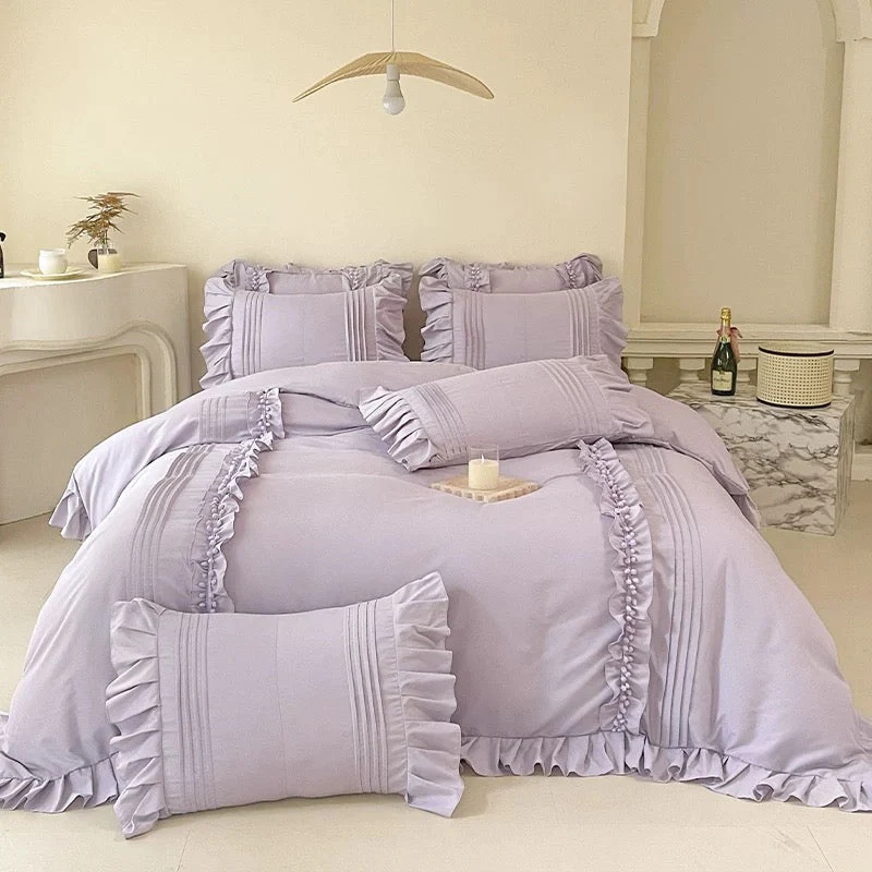 Coquette Ruffled Duvet Cover Set - Image 15