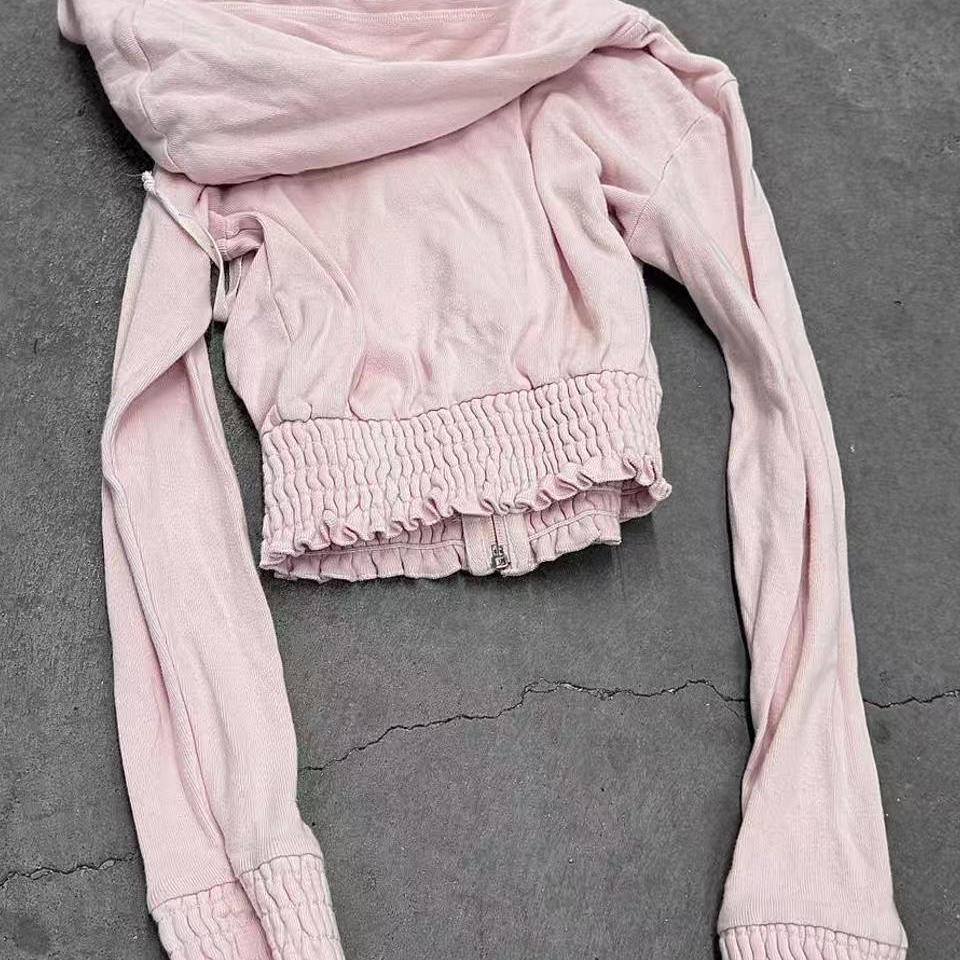 coquette zip-up sweatshirt suit - Image 4