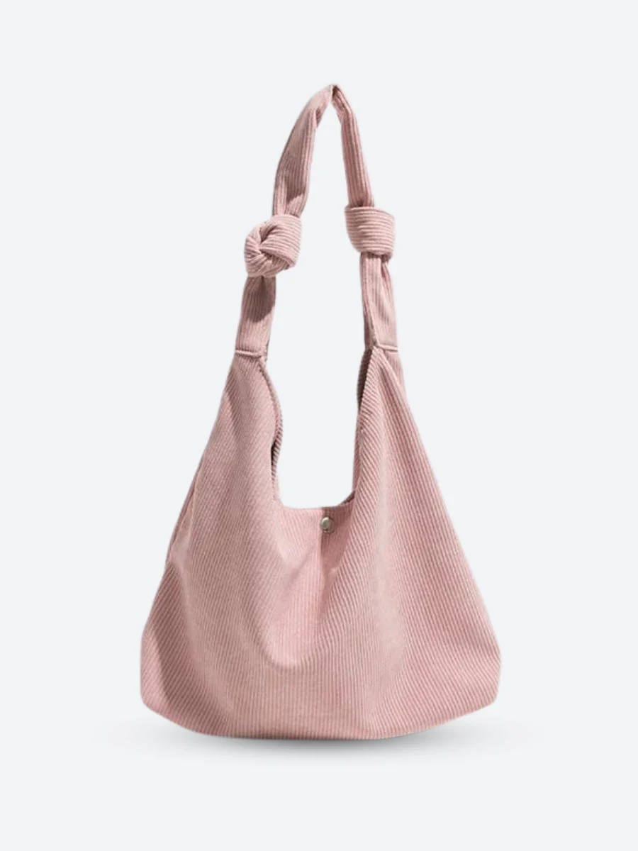 Corduroy Hobo Shoulder Bag - Image 2