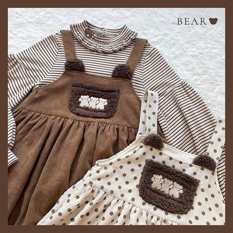 Corduroy Teddy Overall Dress - Image 17