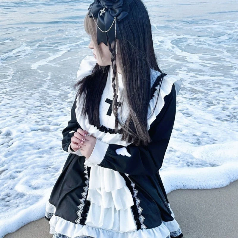 Courting The Priest Ruffled Dress - Image 3