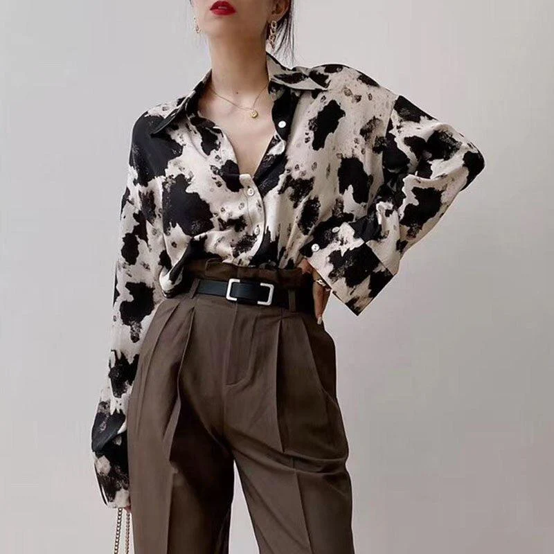 Cow Print Blouse - Image 3