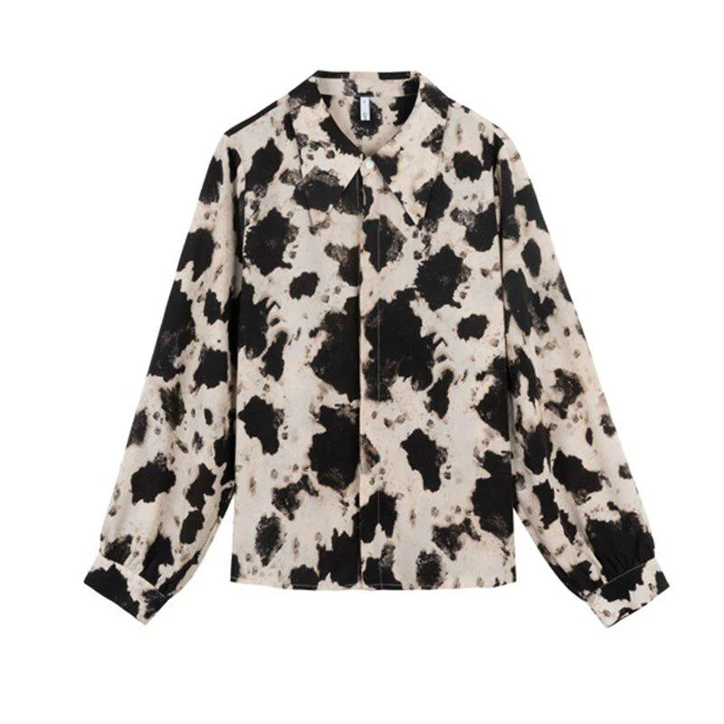 Cow Print Blouse - Image 5