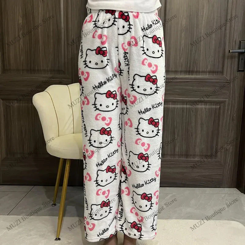 Cozy Holiday Kawaii Kitten Pajama Pants - Image 11