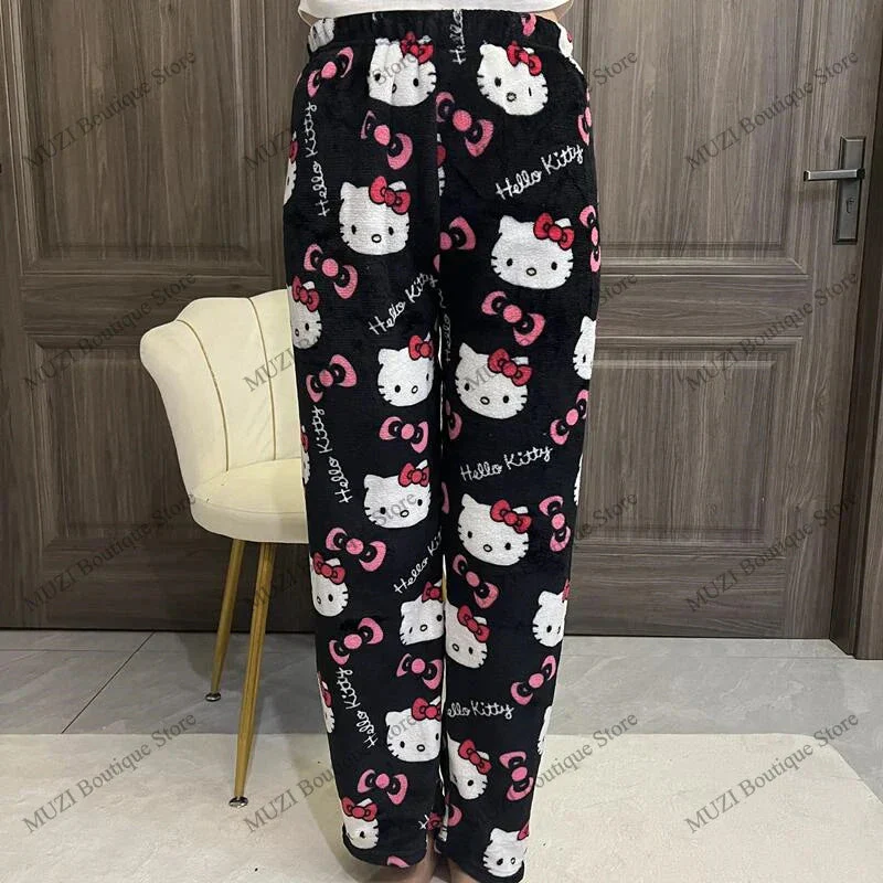 Cozy Holiday Kawaii Kitten Pajama Pants - Image 12