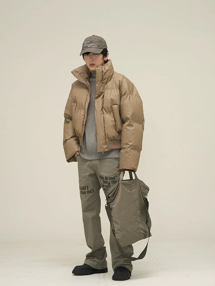 Cozy Luxe Oversized Short Puffer Jacket - Image 8