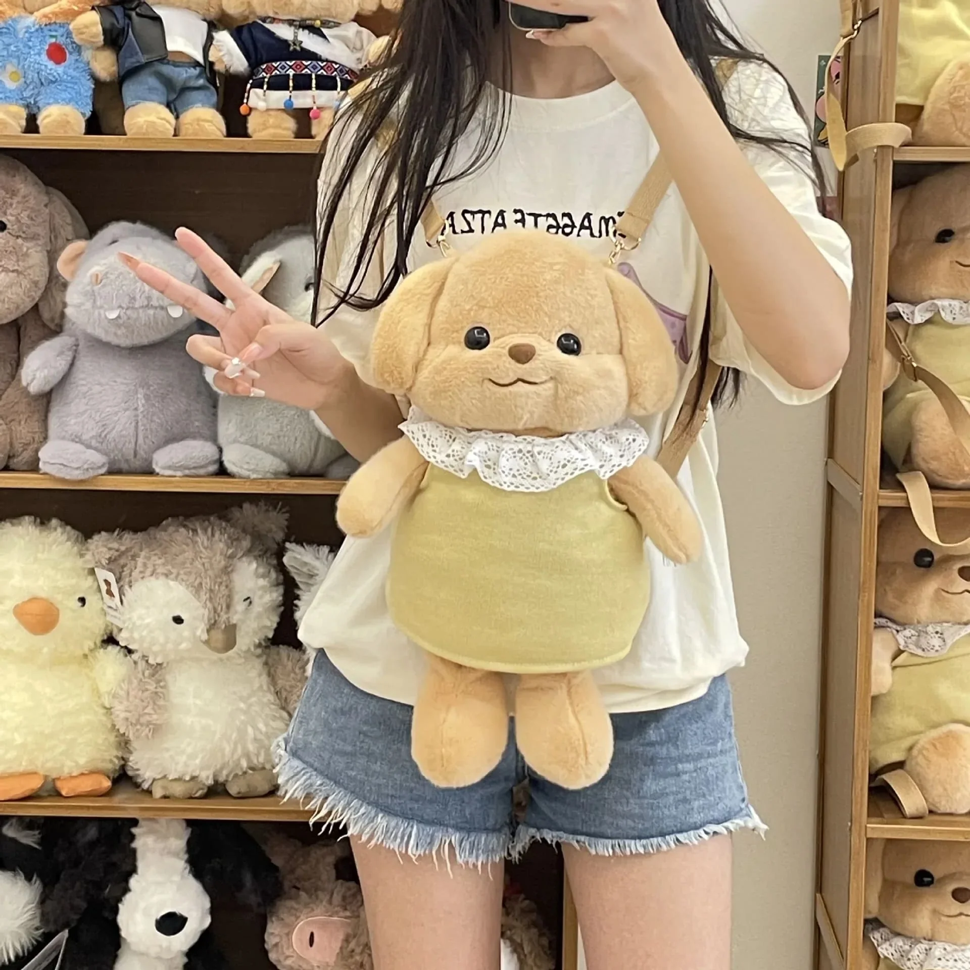 Cozy Teddy Crossbody Tote - Image 5