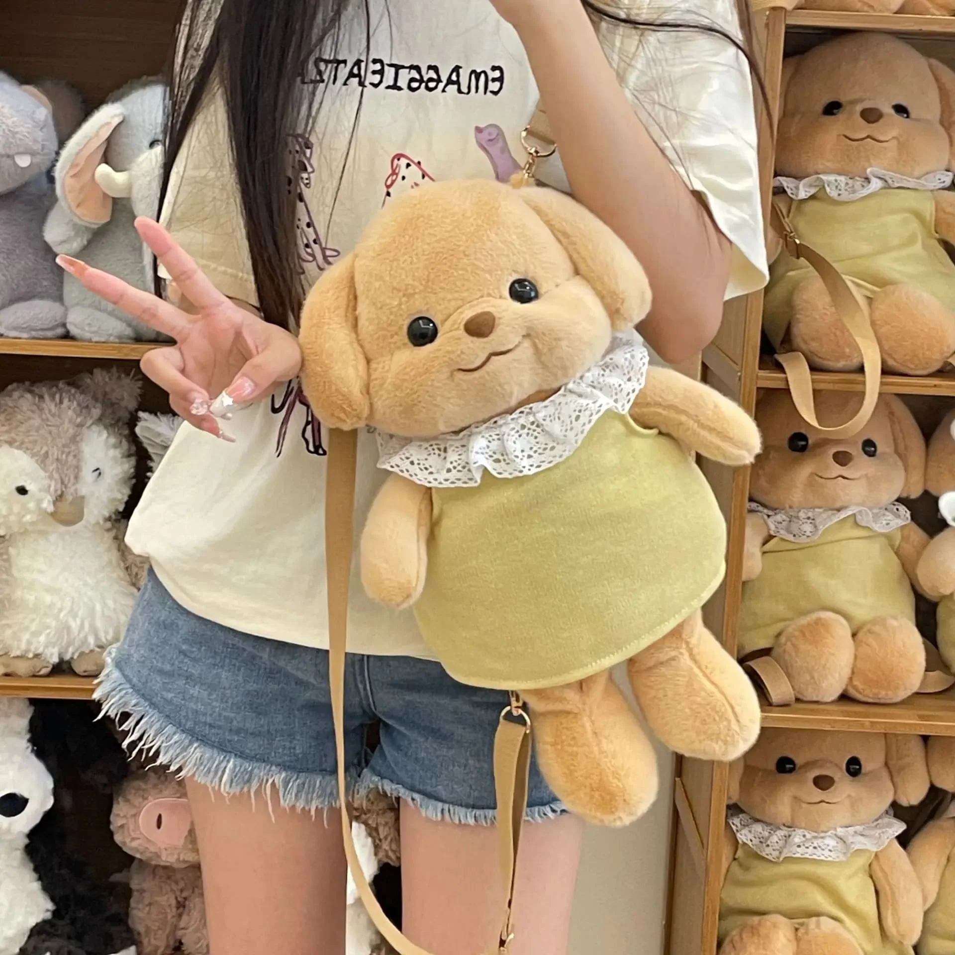 Cozy Teddy Crossbody Tote - Image 7