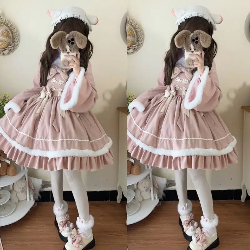 Cozy Winter Wonderland Dress - Image 4