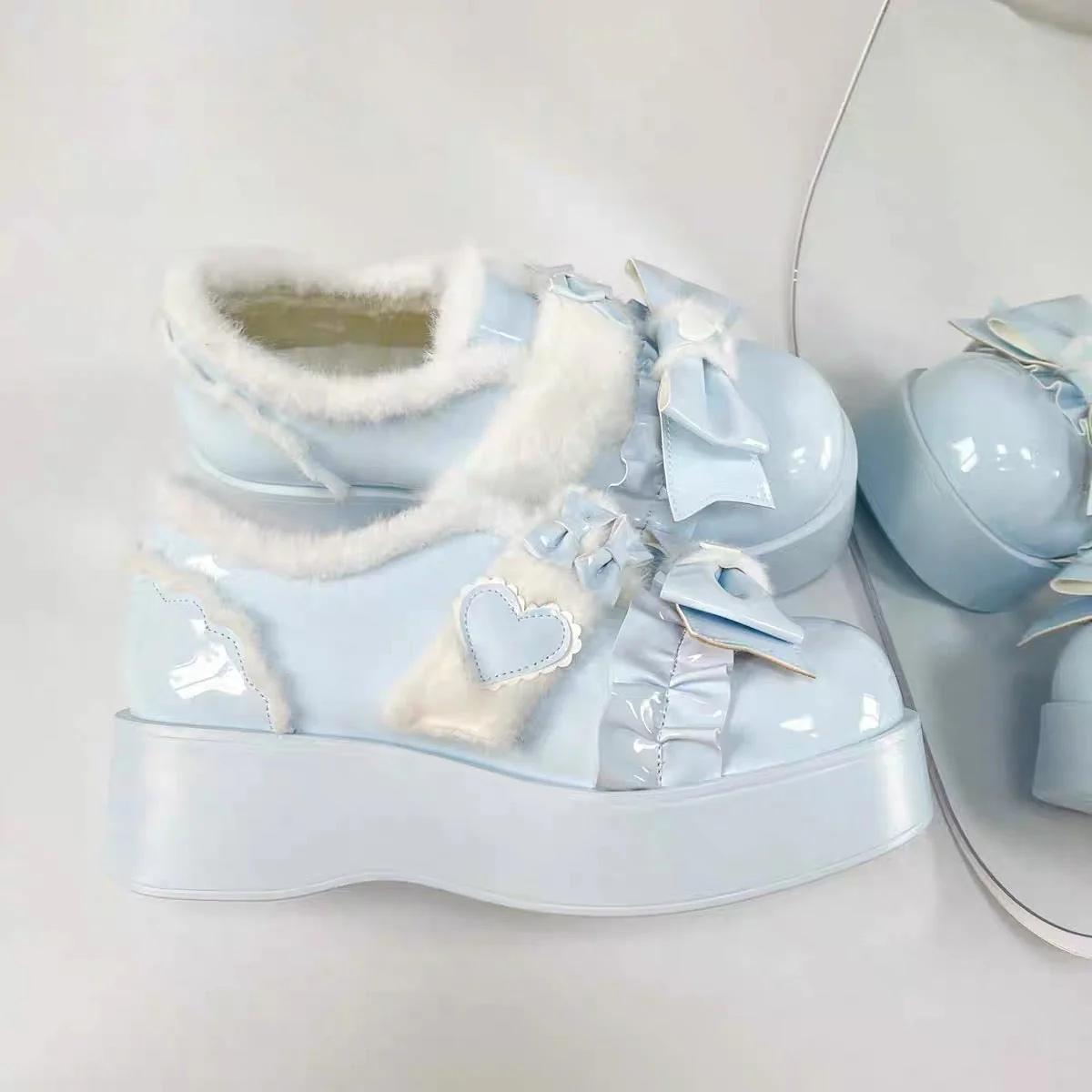 Cream Cake Dolly Platform Shoes - Image 10