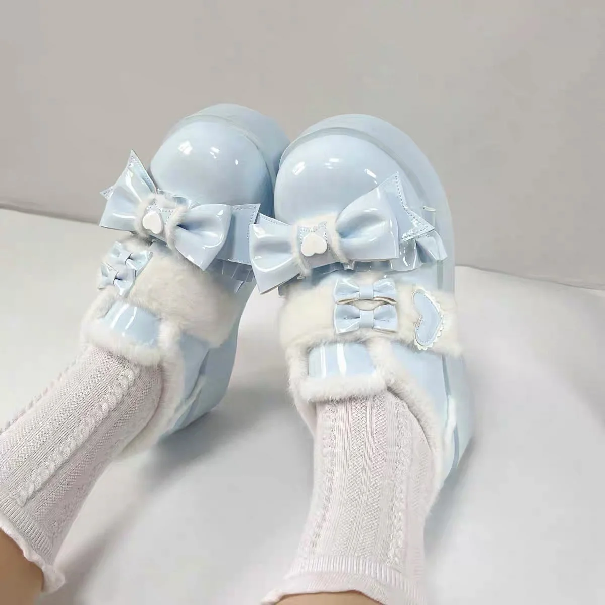 Cream Cake Dolly Platform Shoes - Image 12