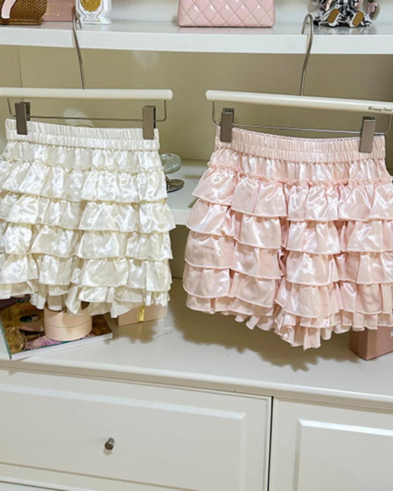 Cream Retro Cake Skirt - Image 2
