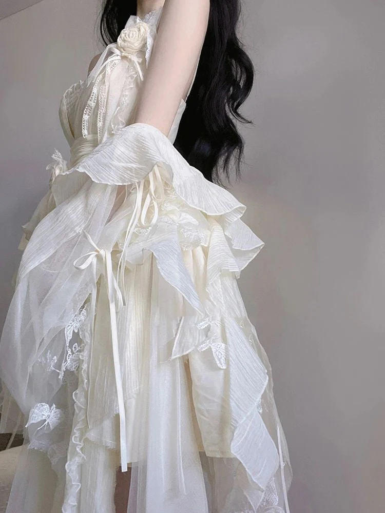 Creamy Butterfly Maiden Dress - Image 4
