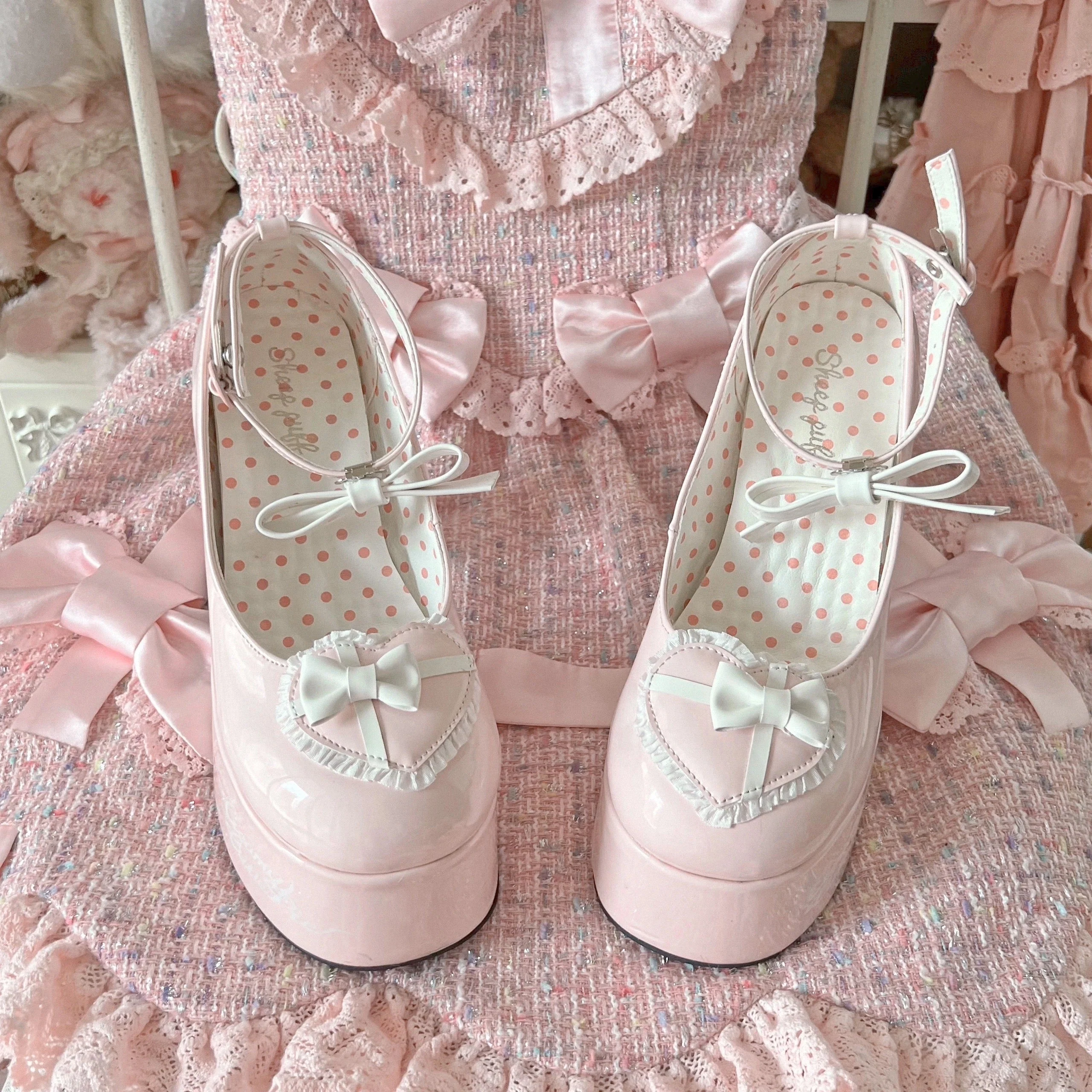 Creamy Cutie Pie High Heels - Image 10