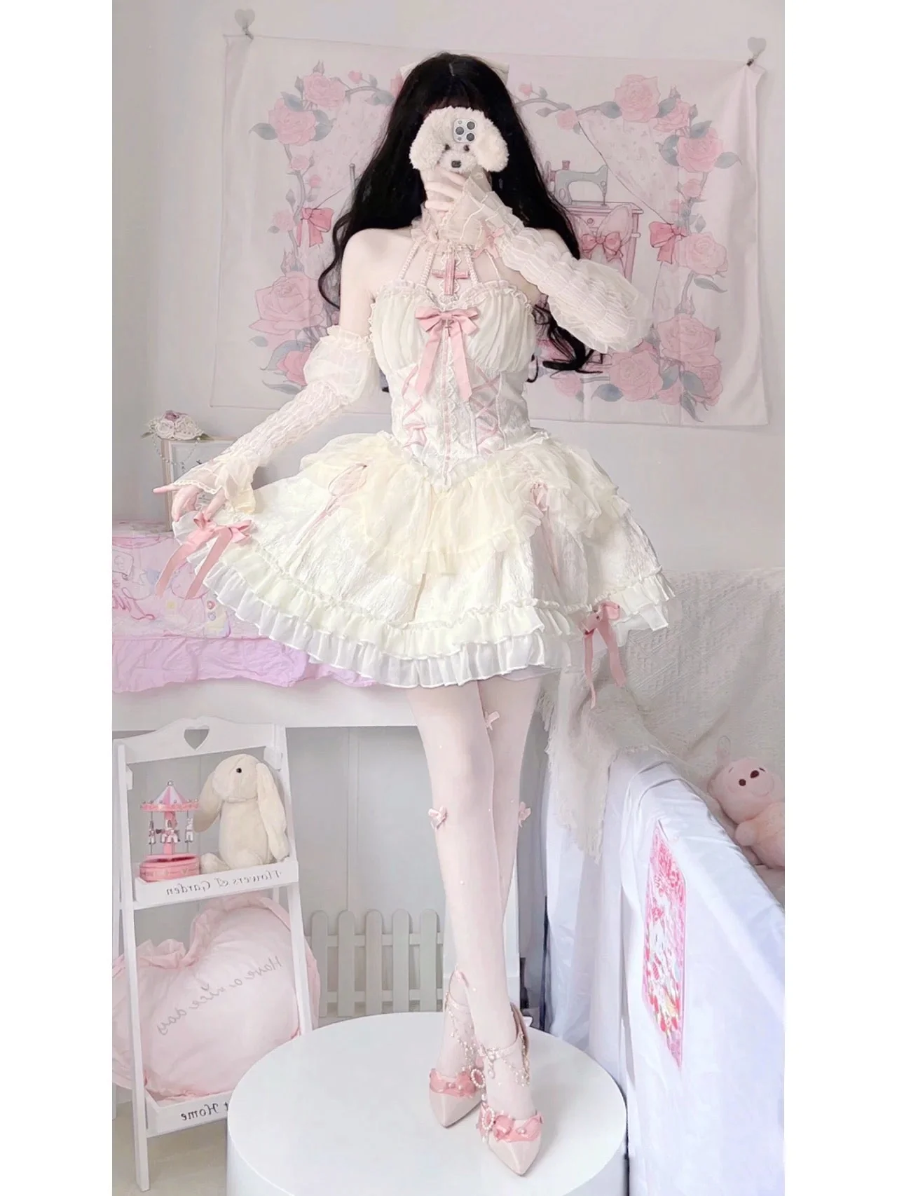 Cross Princess Lace Dolly Dress - Image 2