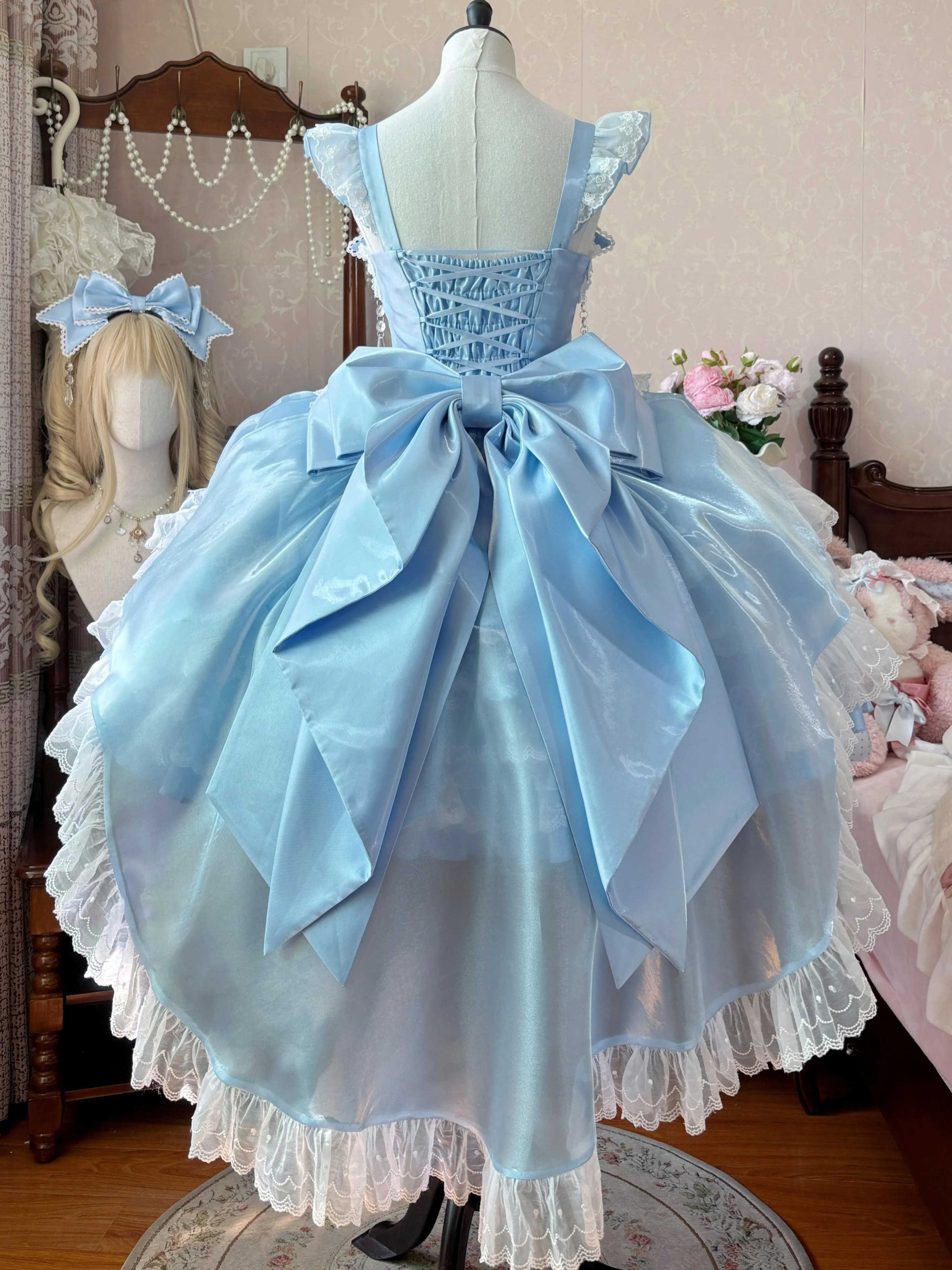 Crystal JSK Flower Lolita Dress - Image 6