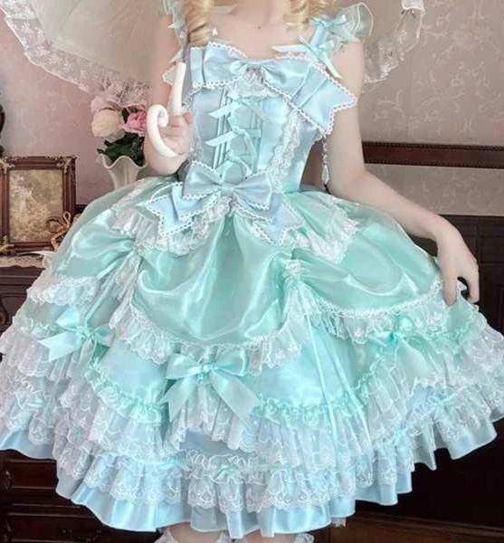 Crystal JSK Flower Lolita Dress - Image 8