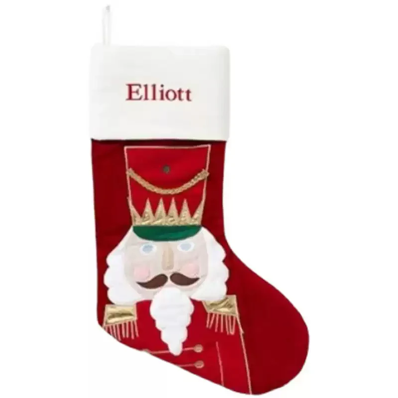 Customizable names Velveteen Christmas Socks - Image 5