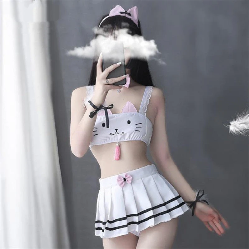 Cute and cute cos cat suit pajamas - Image 2