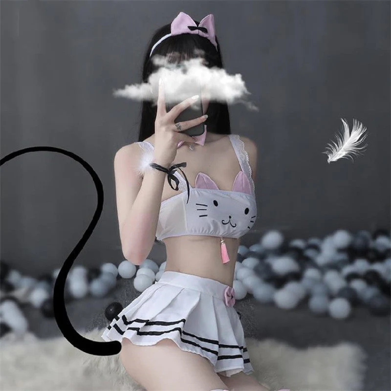 Cute and cute cos cat suit pajamas - Image 3