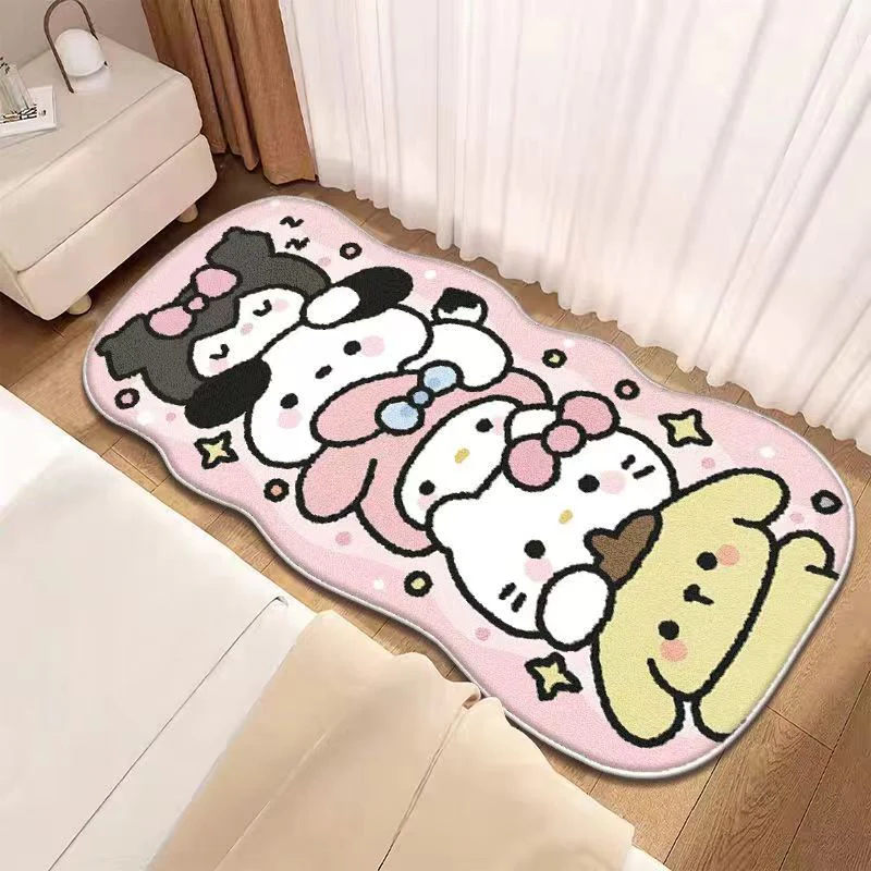 cute bedside imitation cashmere floor mat carpet - Image 10