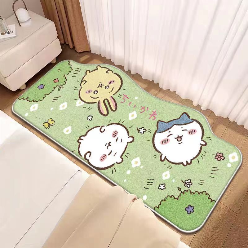 cute bedside imitation cashmere floor mat carpet - Image 4