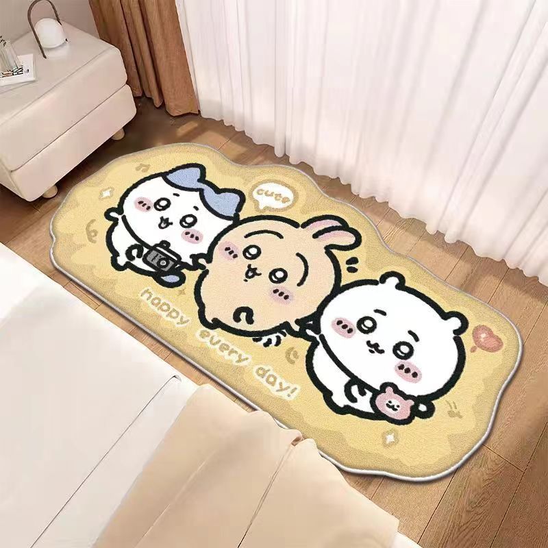 cute bedside imitation cashmere floor mat carpet - Image 7