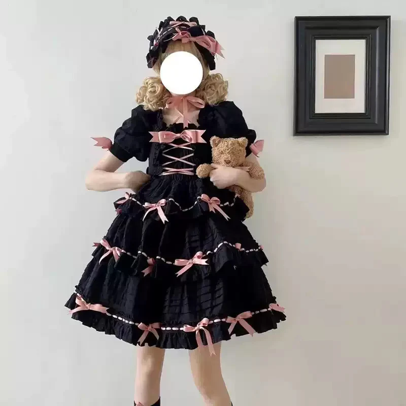 Cute Bow Lolita Princess Dress - Image 6