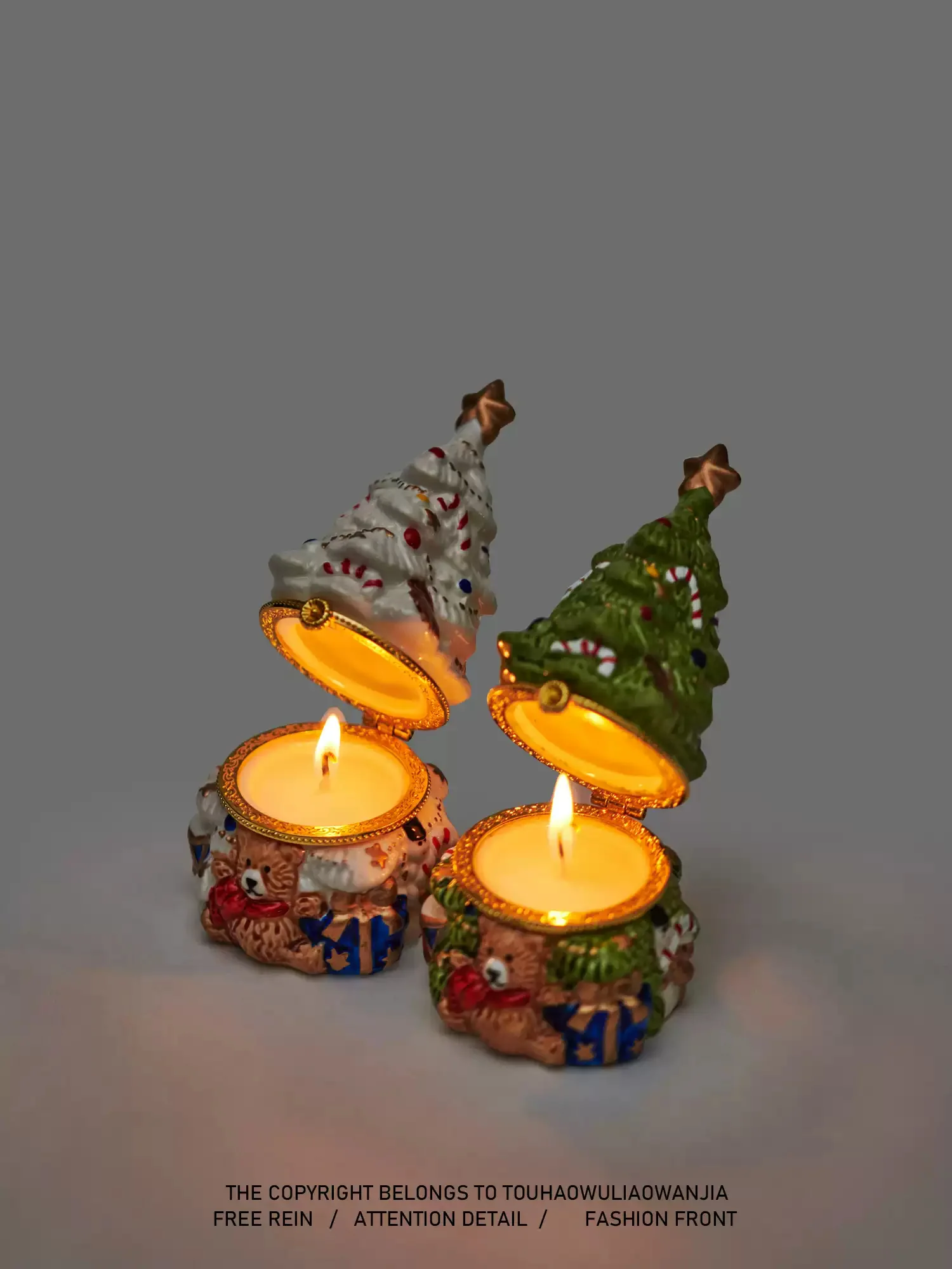 Cute Ceramic Storage Box Ornament Christmas Gift - Image 2