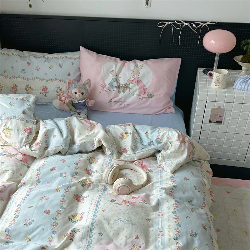 cute cotton sheets four-piece set - Image 2