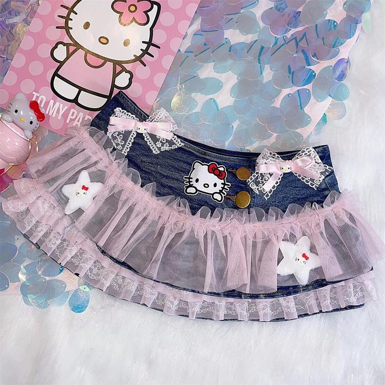 Cute denim skirt - Image 2
