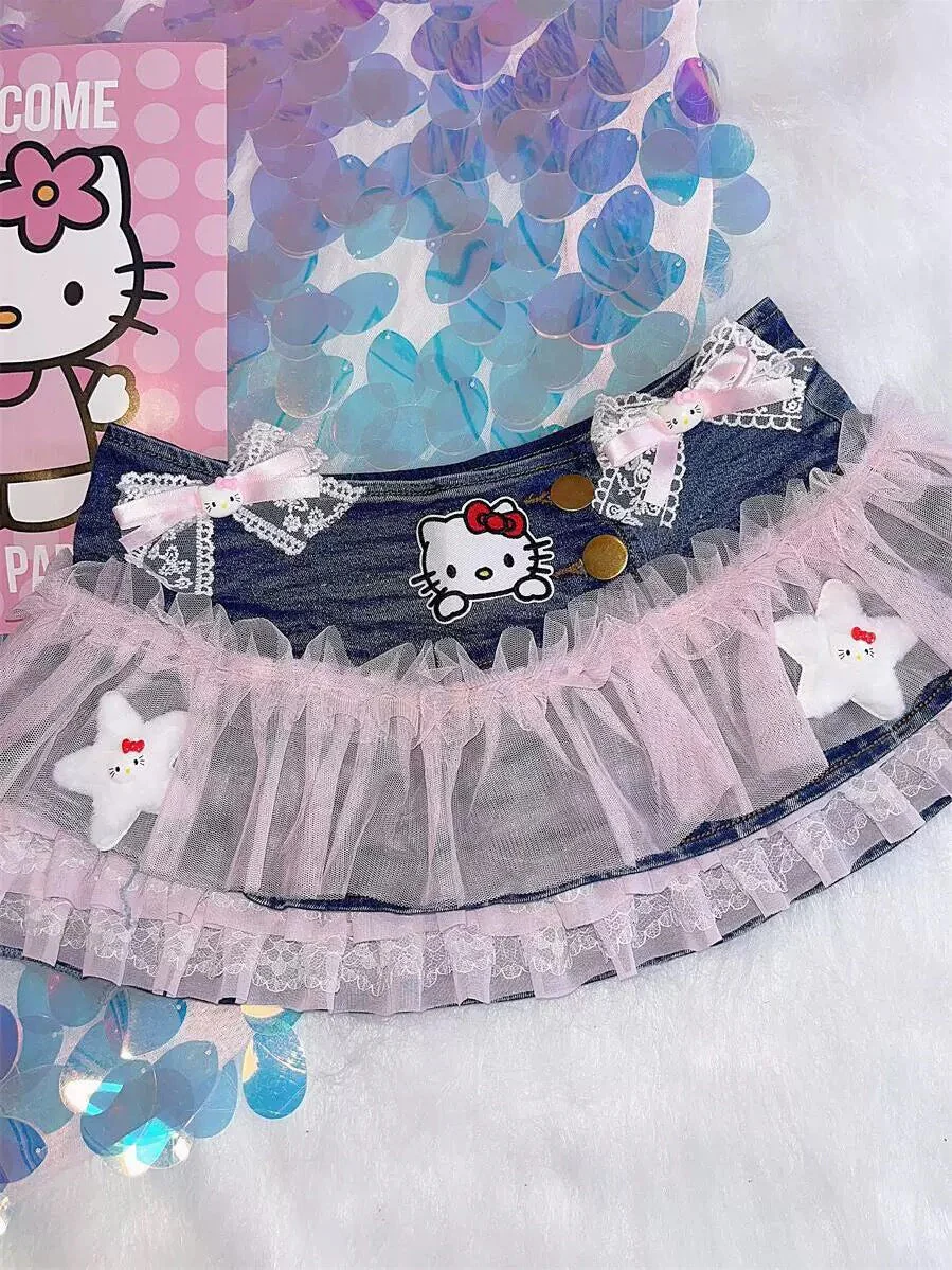 Cute denim skirt - Image 6