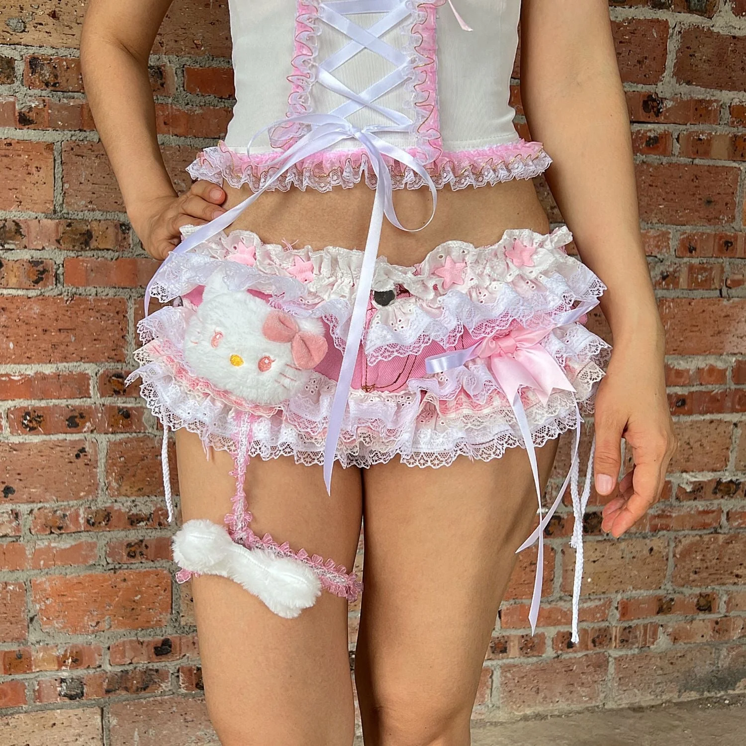Cute girl cat suit - Image 4