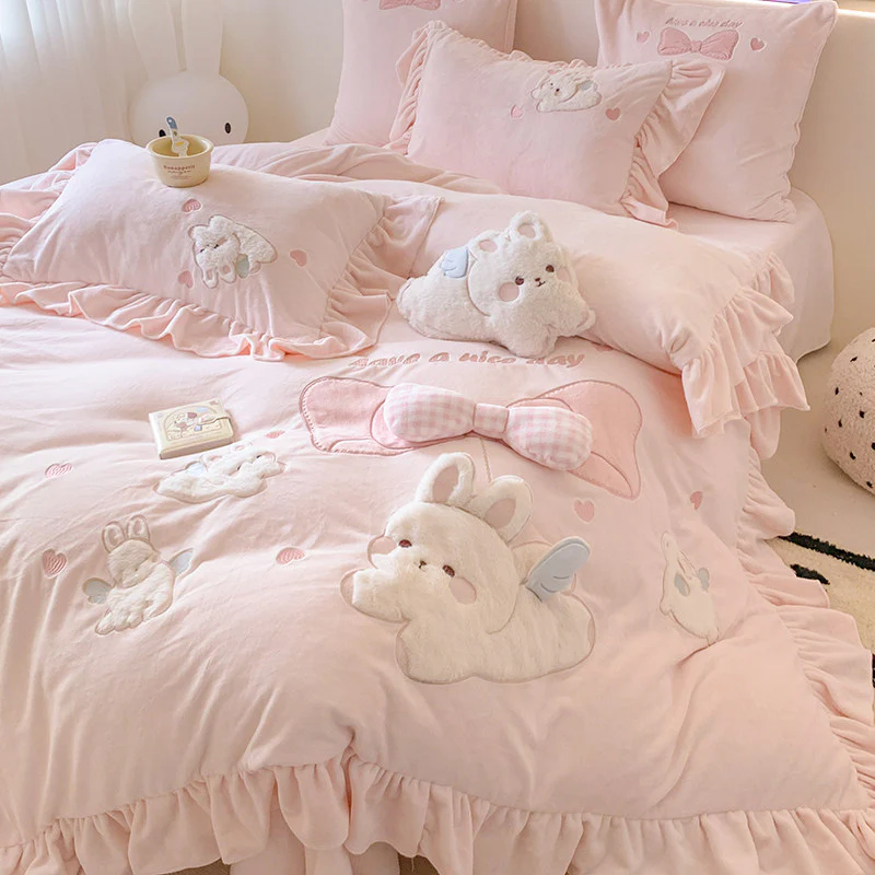 Cute girly bed sheet set of four - Image 2
