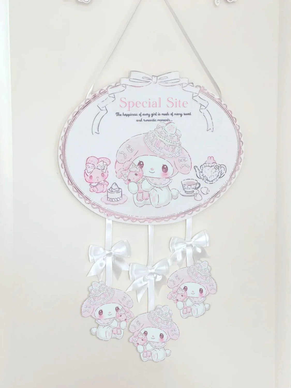 Cute girly heart door sign decoration - Image 2