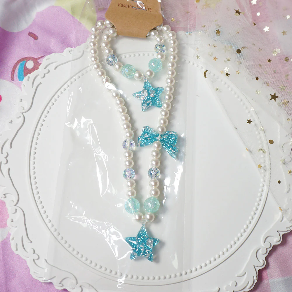 cute heart pearls kawaii choker - Image 12