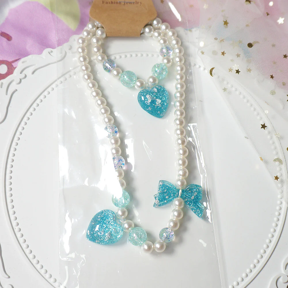 cute heart pearls kawaii choker - Image 13