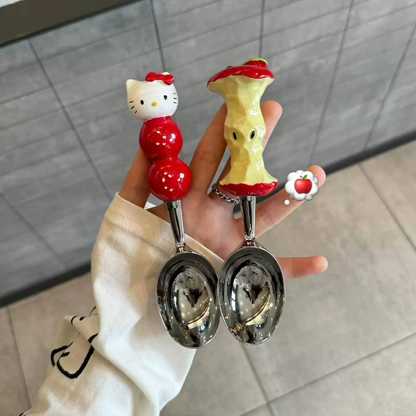 cute ice cream dessert spoon - Image 3