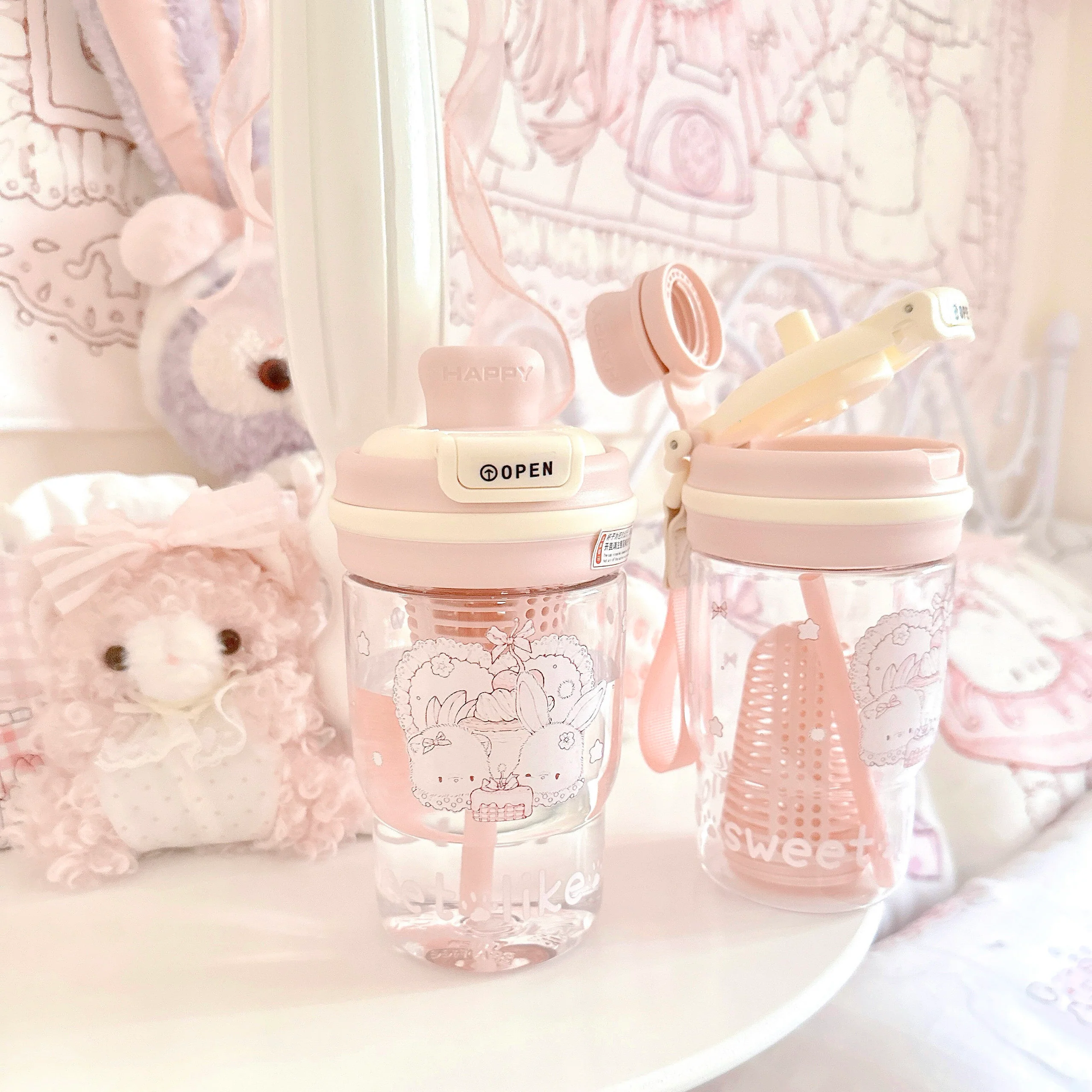 cute kawaii water bottle - Image 2