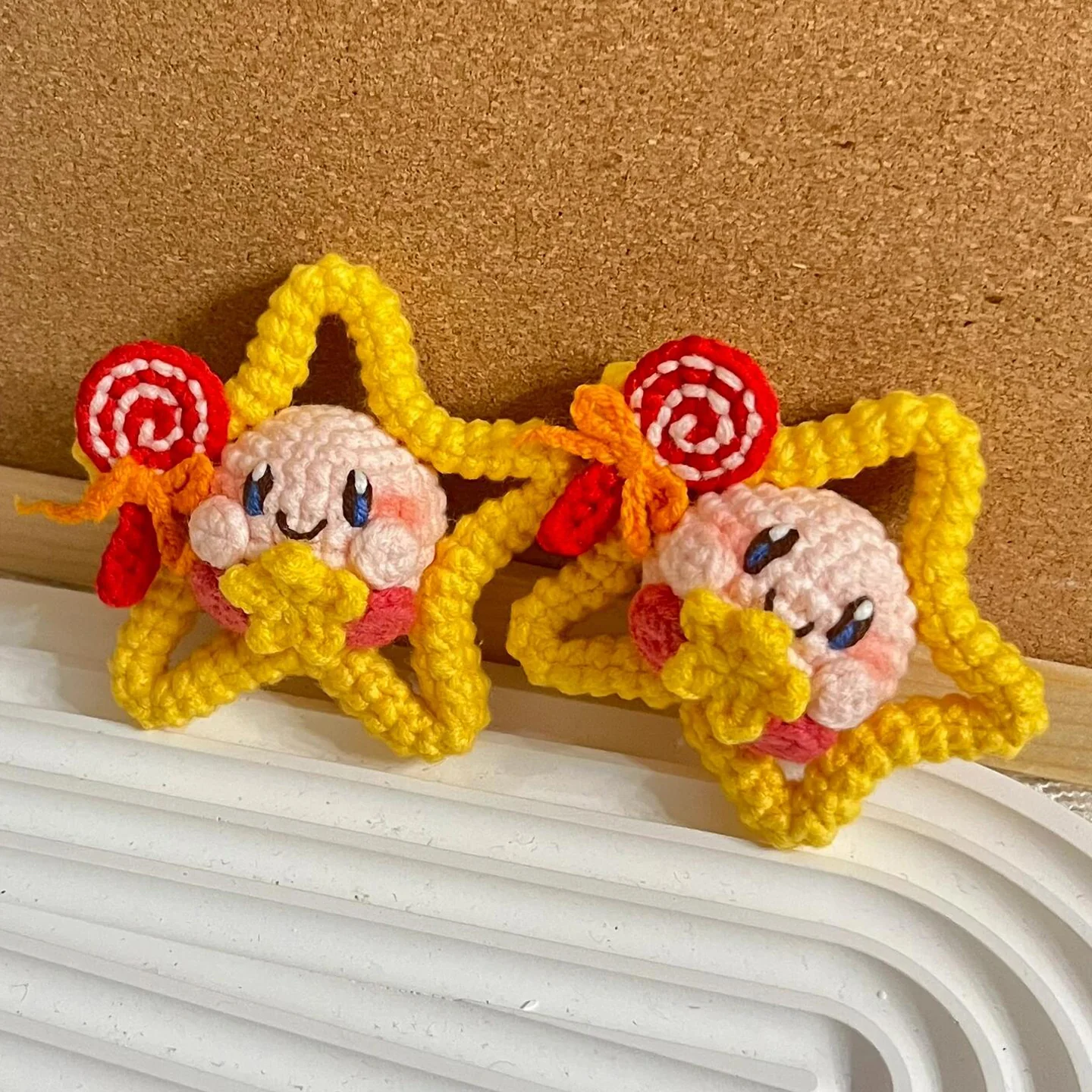 Cute keychain doll wool diy - Image 3