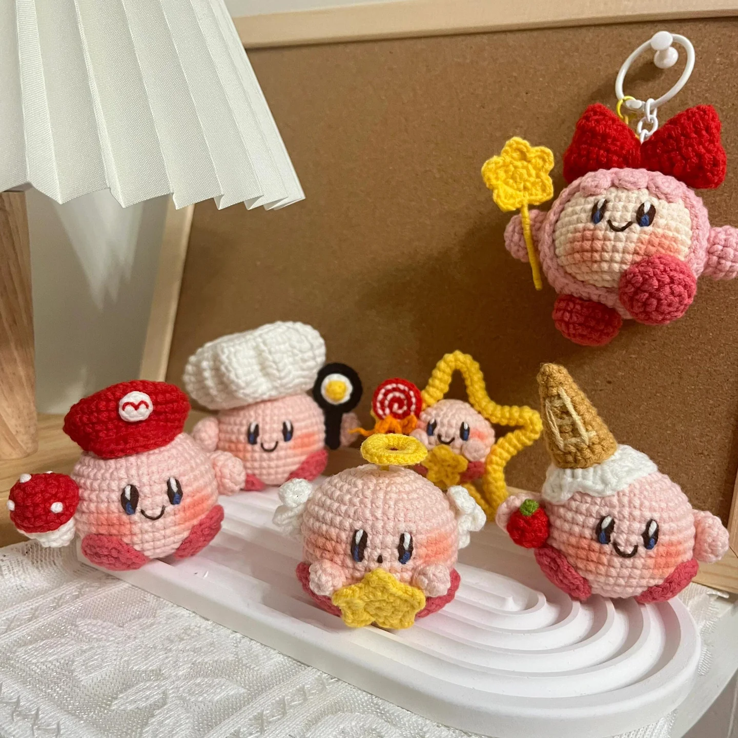 Cute keychain doll wool diy - Image 5