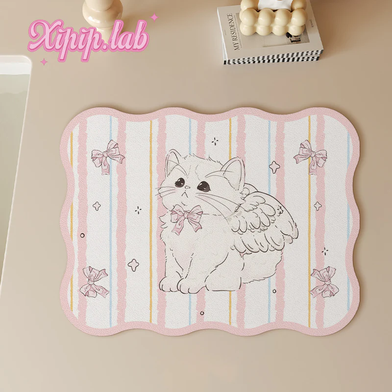 Cute Kitchen Countertop Drainage Anti-scalding Dinner Plate Mat - Image 6