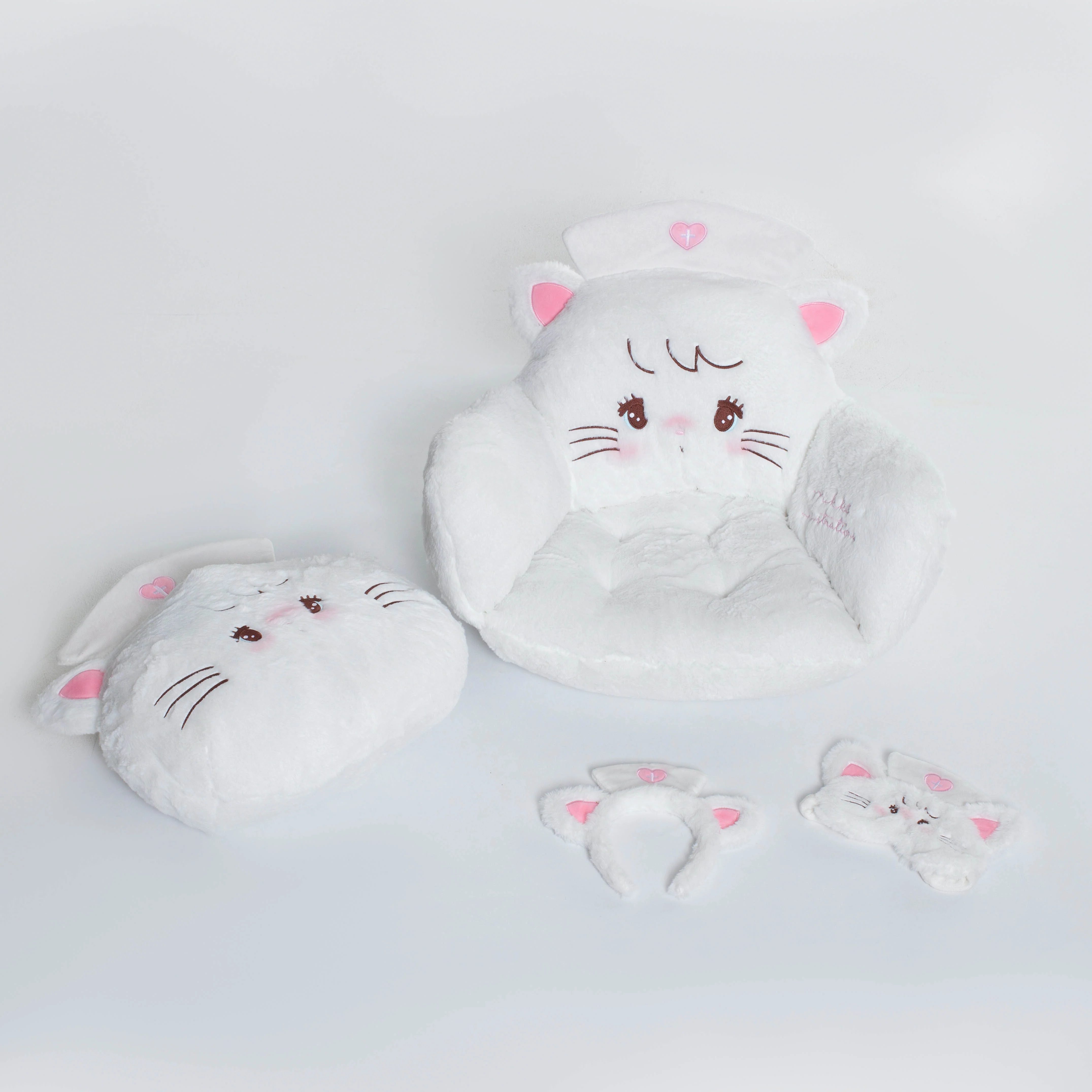cute kitten embroidered sofa cushions - Image 3